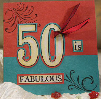 50th Birthday Party Themes on 50th Birthday Cards On Here S One Example Of A Homemade 50th Birthday