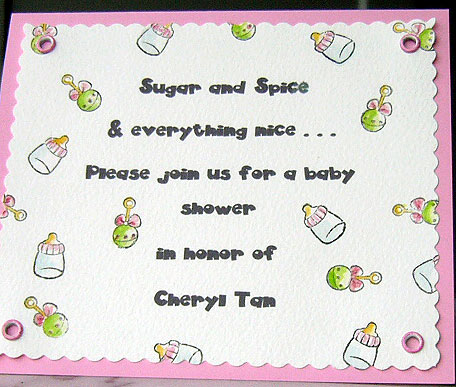 click here to view a bigger image of this sweet baby invitation. click here to view a bigger image of this sweet baby invitation.