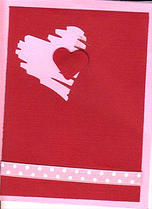 handmade valentine card. Title : Valentine#39;s Card