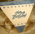 Birthday Greeting Cards Triangle Shaped