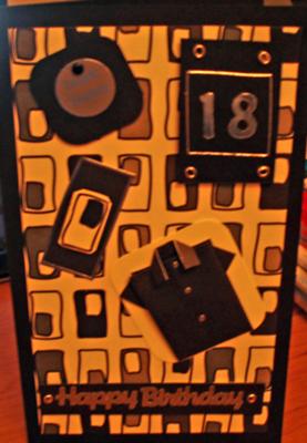 Handmade 18th Birthday Card