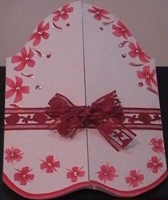  Pink & Red Heart Happy Birthday Card