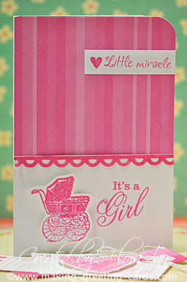 baby girl card