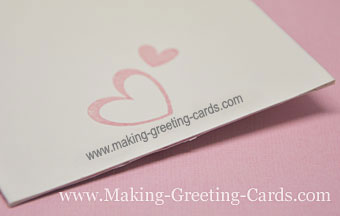 Back of Happy Valentine's Day Card