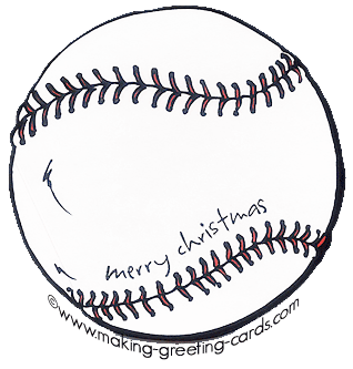 Baseball Christmas Cards