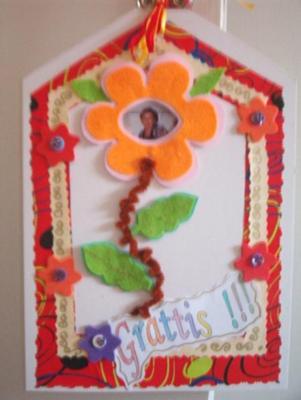 Birthday Card-Majblomma