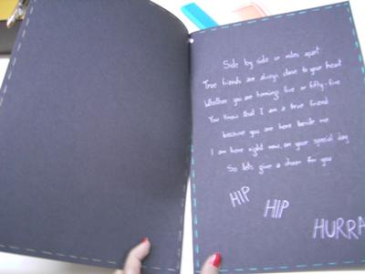 Birthday Greeting Card - inside