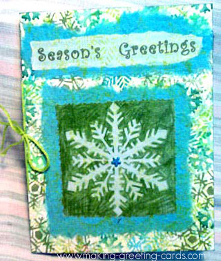 Snowflake Christmas Card