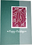 Holiday card idea using Stamp Oasis and Hero Arts stamps Holiday Card