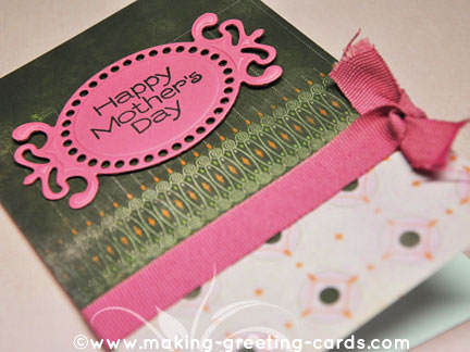 Die Cut Card - Mother's Day Card with Spellbinders Dies