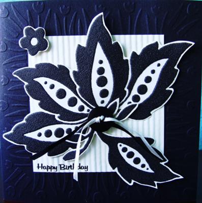 Decoupage and embossing...with a difference?