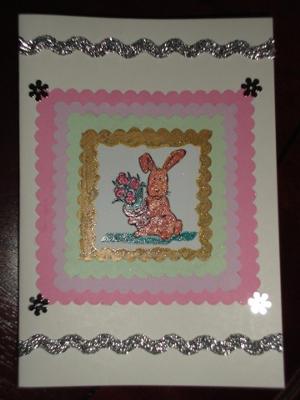 A Cheer Up - Flower Present Card