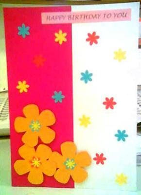 Flowers Birthday Card