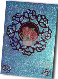 Rose Sticker Card sticker card