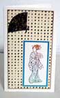 Geisha Handmade Card handmade oriental geisha card