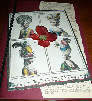 Handmade Victorian Card