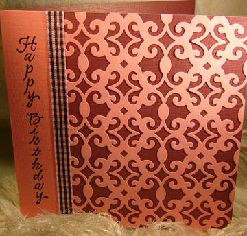 Die Cut Birthday Card