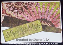 Birthday Card by Shera