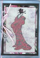 Japanese Geisha japanese geisha card