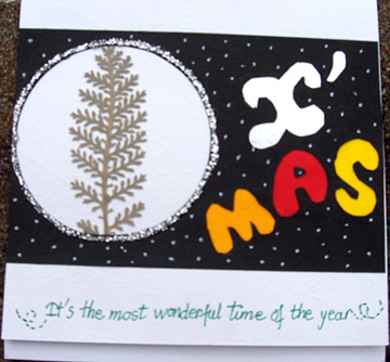 homemade christmas card
