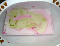 cardmaking technique/Nail Polish Technique