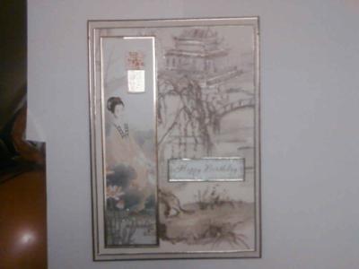 Oriental Card - Chinese Lady