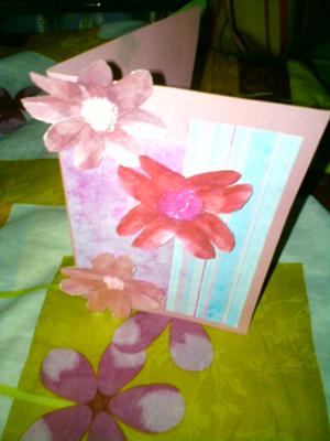 Pink Flower Card