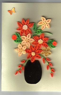 Quilling Technique - A Bouquet of Flowers