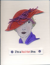 red hat cards/I'm a Red Hat Diva