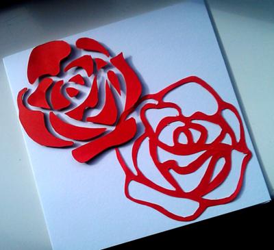 Rose Stencil