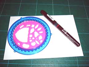 Spirograph and Pen spirograph wheel and pen